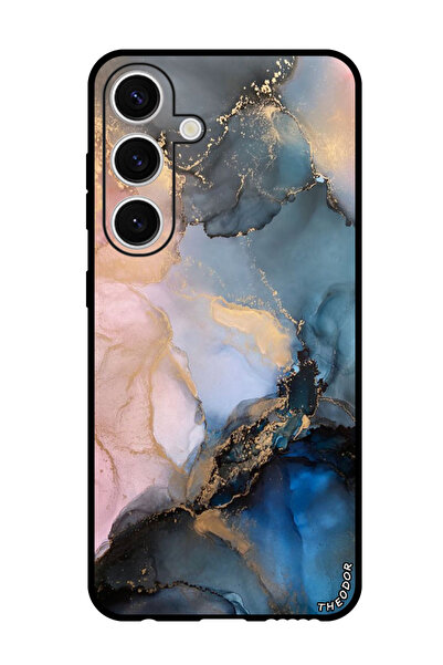 Theodor جراب حماية لهاتف Samsung Galaxy S24 Plus رخامي ملون (2)