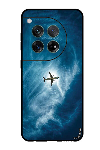 Theodor جراب واقٍ مضاد للخدش والصدمات لهاتف OnePlus 12 طائرة في السماء