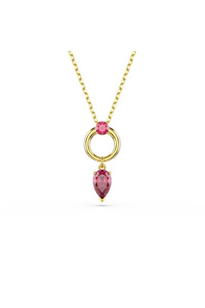 Swarovski 5732487 قلادة مسمر: بند أحمر/جوس