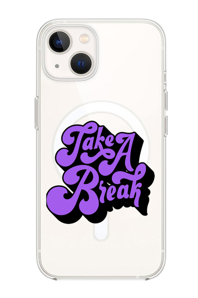 Theodor غلاف لهاتف iPhone 14 مقاس 6.1 بوصة متوافق مع MagSafe، غطاء ممتص للصدمات للهاتف، خذ استراحة