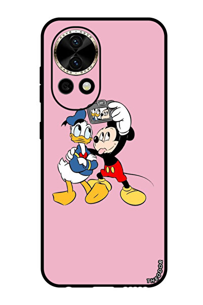 Theodor جراب واقٍ مضاد للخدش والصدمات لهاتف هواوي نوفا 12 ألترا، صورة سيلفي م...