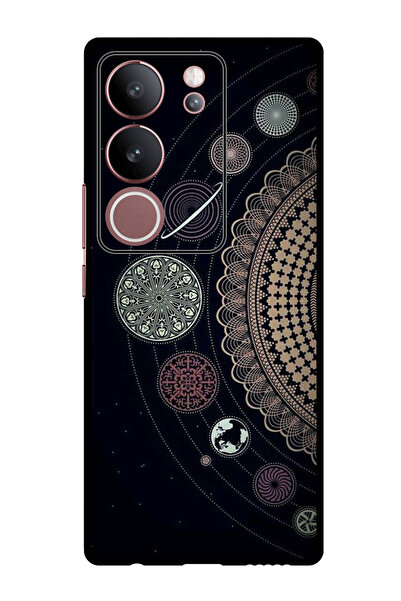 Theodor جراب واقٍ مضاد للخدش والصدمات لهاتف Vivo S17 - S17 Pro فن ماندالا (2)