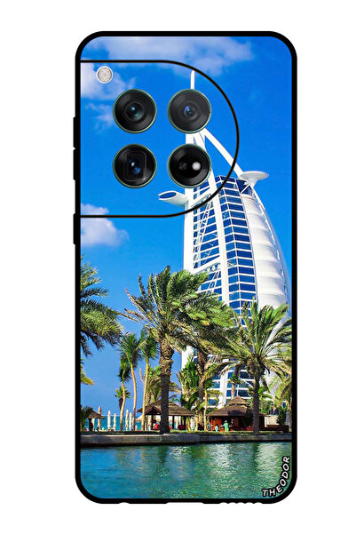 Theodor جراب واقٍ مضاد للخدش والصدمات لهاتف OnePlus 12 برج دبي