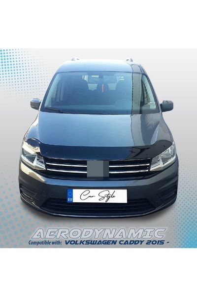 Lumi LUXURY Deflector capota negru lucios compatibil Volkswagen Caddy 2015-2020