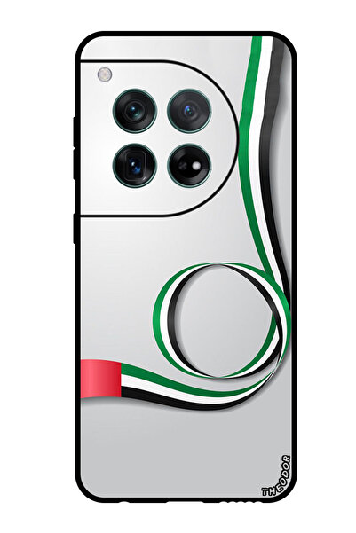 Theodor غطاء حماية مضاد للخدش والصدمات لهاتف OnePlus 12 بعلم الإمارات العربية...