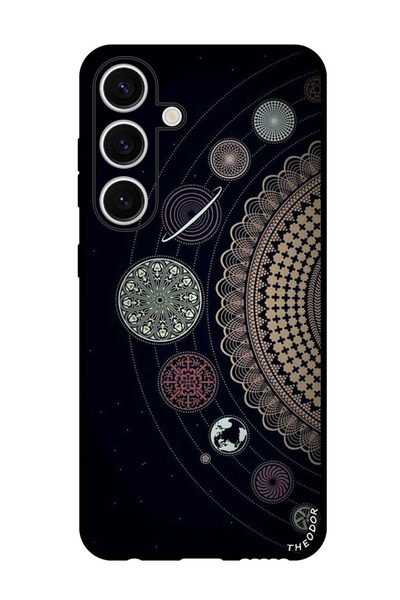 Theodor جراب واقٍ مضاد للخدش والصدمات لهاتف Samsung Galaxy S24 فن ماندالا (2)