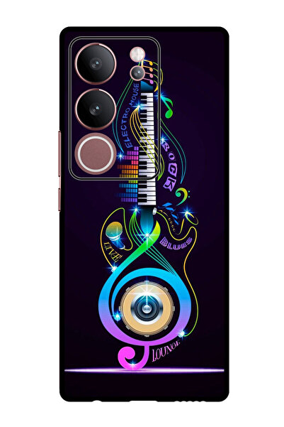 Theodor جراب واقٍ مضاد للخدش والصدمات لهاتف Vivo S17 - S17 Pro جيتار موسيقي