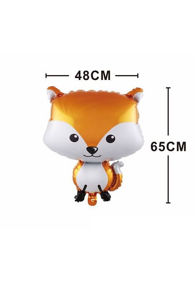 SDX Market Fox aluminum foil figurine balloon, 48 cm x 65 cm