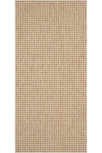 Cool Halı Milano Kahve Mutfak Halısı İnce Jüt Hasır Dokulu Kolay Temizlenen L...