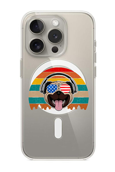 Theodor غلاف لهاتف iPhone 15 Pro مقاس 6.1 بوصة متوافق مع MagSafe، غطاء ممتص ل...