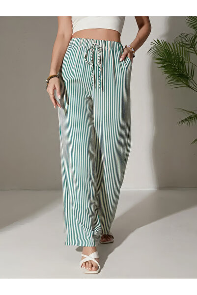 uyguntarz Su Yolu Çizgili Kumaş Pantolon – Trend Tasarım