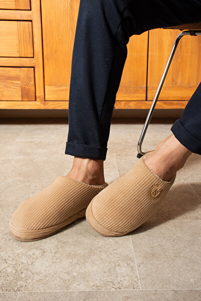 modastilin modasitilin Papuci de casă unisex din catifea brodată