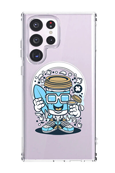 Theodor غلاف لهاتف Samsung Galaxy S23 Ultra متوافق مع MagSafe، جراب ممتص للصد...