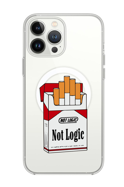 Theodor غلاف لهاتف iPhone 14 Pro مقاس 6.1 بوصة متوافق مع MagSafe، غطاء ممتص للصدمات مقاوم للصدمات، ليس لوجيك