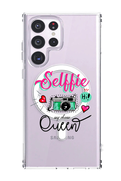 Theodor غلاف لهاتف Samsung Galaxy S23 Ultra متوافق مع MagSafe، غطاء مقاوم للص...