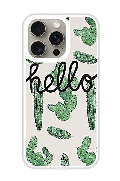 Theodor غطاء حماية لهاتف أبل آيفون 15 برو ماكس هيلو (مصد أبيض)