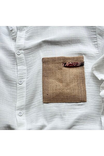 tiggirmoda Straw Pocket Linen Shirt