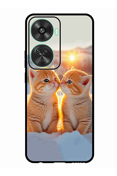 Theodor جراب واقٍ مضاد للخدش والصدمات لهاتف Huawei nova 11 SE قطط لطيفة (2)