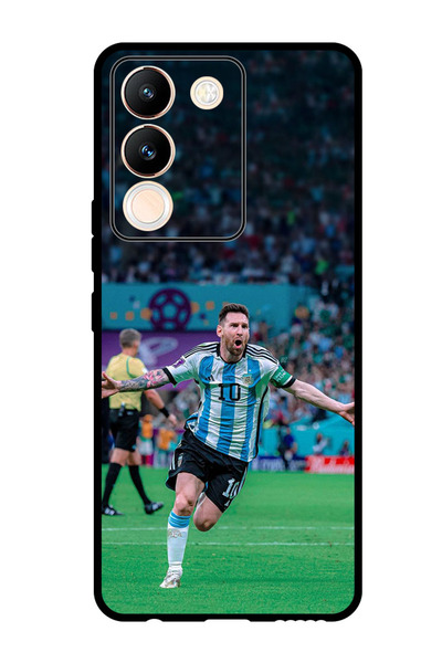 Theodor جراب واقٍ مضاد للخدش والصدمات لهاتف Vivo Y200 Messi 5