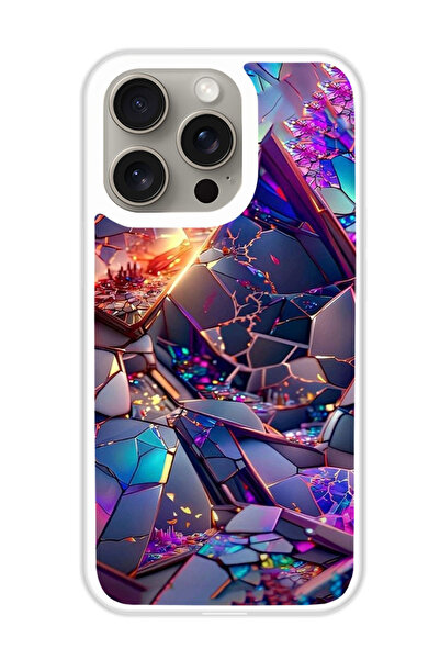 Theodor غطاء حماية لجهاز أبل آيفون 15 برو ماكس كريستال (مصد أبيض)