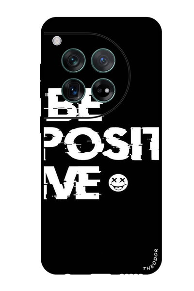 Theodor جراب واقٍ مضاد للخدش والصدمات لهاتف OnePlus 12 كن إيجابيًا