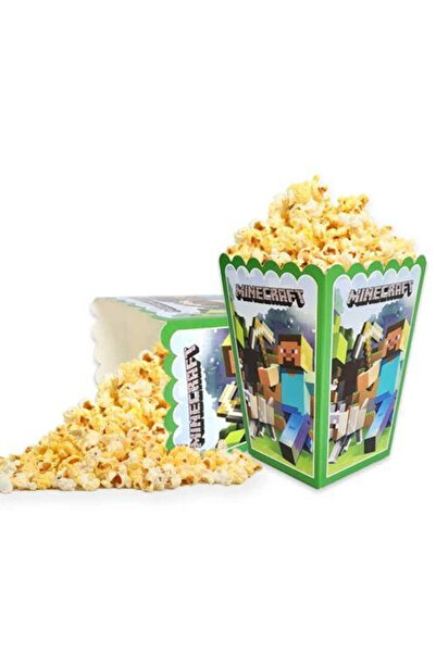 DODOMAR Mısır kutusu Pop Corn MİNECRAFT 8 li