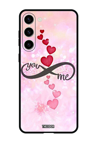 Theodor جراب حماية لهاتف سامسونج جالاكسي S23 FE قلوب أنت إنفينيتي مي