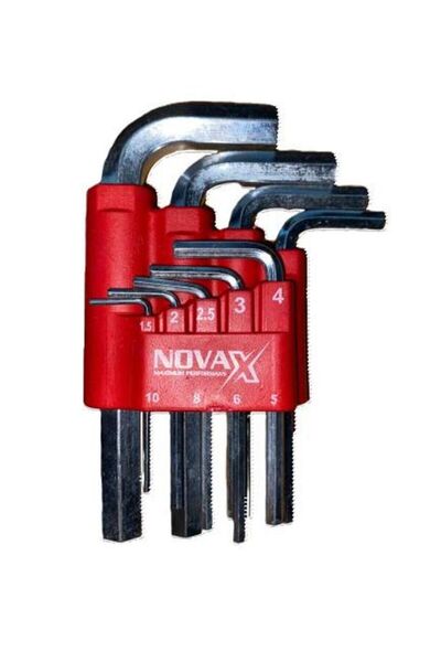 Novax Hex Allen Key Short Set of 9