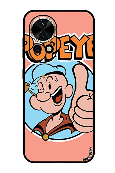 Theodor جراب واقٍ مضاد للخدش والصدمات لهاتف هواوي نوفا 12 برو، بوبي ثامبس للأعلى