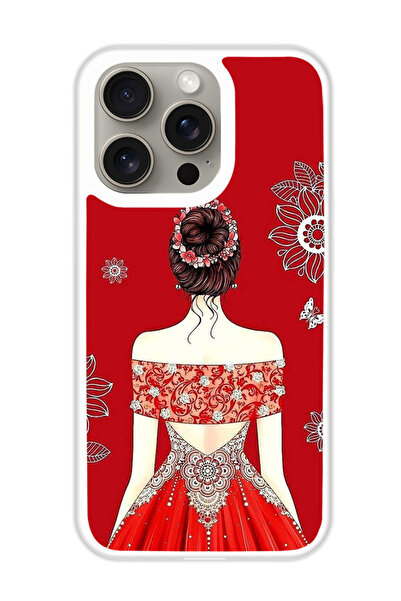 Theodor غطاء حماية لهاتف أبل آيفون 15 برو، تصميم لطيف (مصد أبيض)