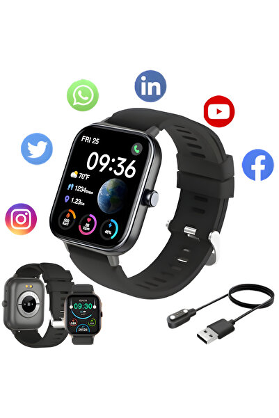 Butoarka SmartWatch Ultra Fit, IOS/Android, Rezistent Apa, Apelare Bluetooth, Notificari, Autonomie 7-10 zile
