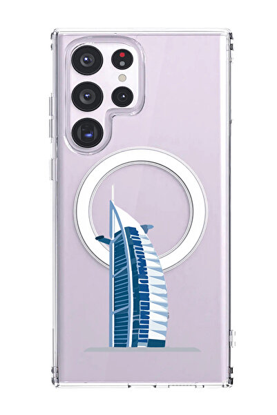 Theodor غلاف لهاتف سامسونج جالاكسي إس 23 ألترا، متوافق مع ماج سيف، جراب مقاوم...