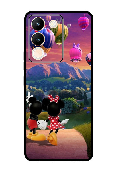 Theodor جراب واقٍ مضاد للخدش والصدمات لهاتف Vivo Y200 ميكي ميني