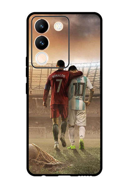 Theodor جراب واقٍ مضاد للخدش والصدمات لهاتف Vivo Y200 رونالدو ميسي