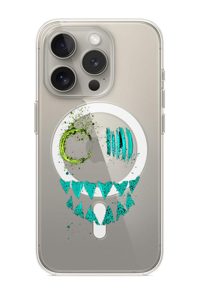 Theodor غلاف لهاتف iPhone 15 Pro مقاس 6.1 بوصة متوافق مع MagSafe، غطاء ممتص ل...