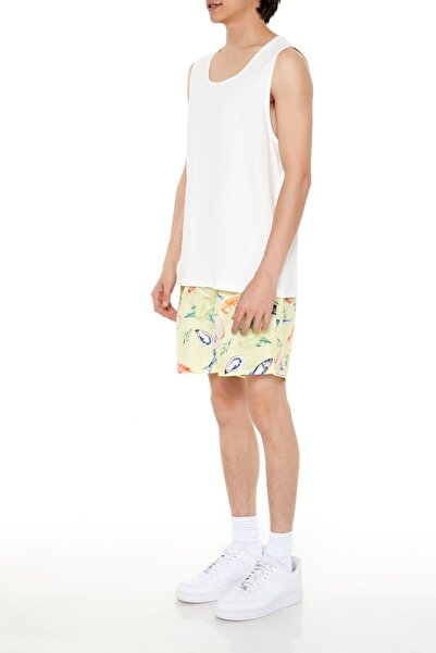 Forever 21 Balık Desenli Deniz Şortu