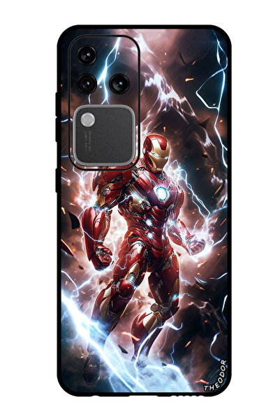 Theodor جراب واقٍ مضاد للخدش والصدمات لهاتف Vivo S18 Pro Iron Man 1