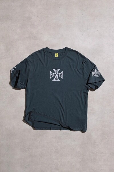 Overdrive West Coast Choppers Black Unisex Oversize Short Sleeve T-Shirt