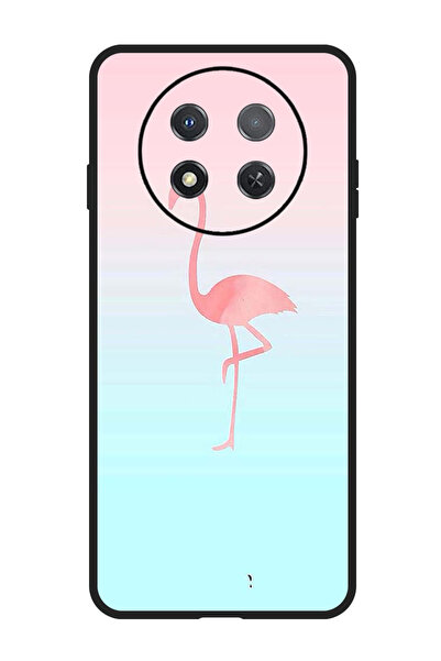 Theodor جراب واقٍ مضاد للخدش والصدمات لهاتف هواوي إنجوي 60X، طائر الفلامنجو الوردي