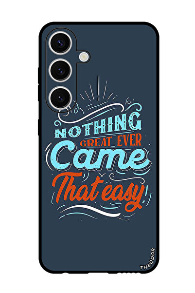 Theodor جراب واقٍ مضاد للخدش والصدمات لهاتف Samsung Galaxy S24 Plus، لا شيء رائع