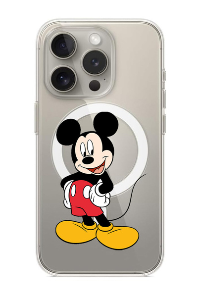 Theodor غلاف لهاتف iPhone 15 Pro مقاس 6.1 بوصة متوافق مع MagSafe، غطاء ممتص ل...