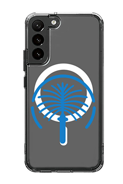 Theodor غلاف لهاتف Samsung Galaxy S23 Plus متوافق مع MagSafe، جراب مقاوم للصدمات بالم جميرا