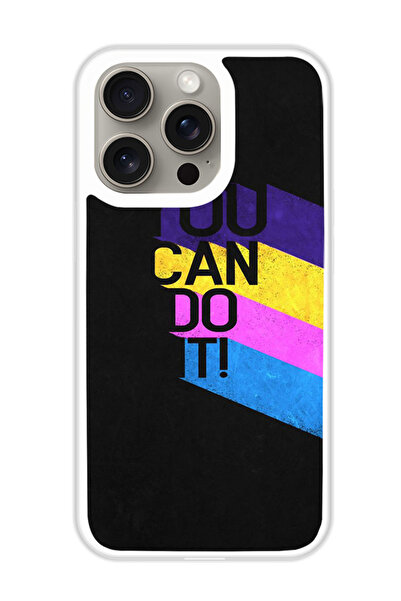 Theodor غطاء حماية لجهاز أبل آيفون 15 برو يمكنك فعل ذلك (مصد أبيض)