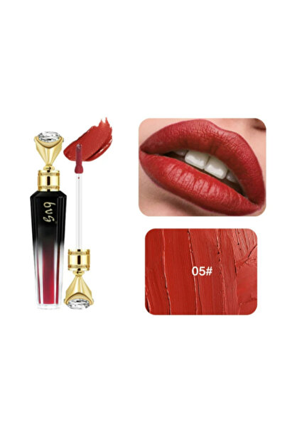 OEM Long-lasting matte liquid lipstick, with diamond wand, Red 05, 2.6 ml