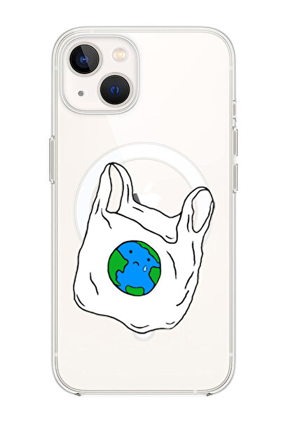 Theodor غلاف لهاتف iPhone 14 Plus مقاس 6.7 بوصة متوافق مع MagSafe، غطاء ممتص للصدمات للهاتف بدون بلاستيك