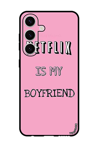 Theodor Protective Case For Samsung Galaxy S24 Plus Netflix Is My Boyfirend