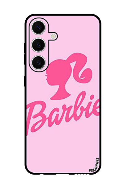 Theodor جراب واقٍ مضاد للخدش والصدمات لهاتف Samsung Galaxy S24 Plus Barbie