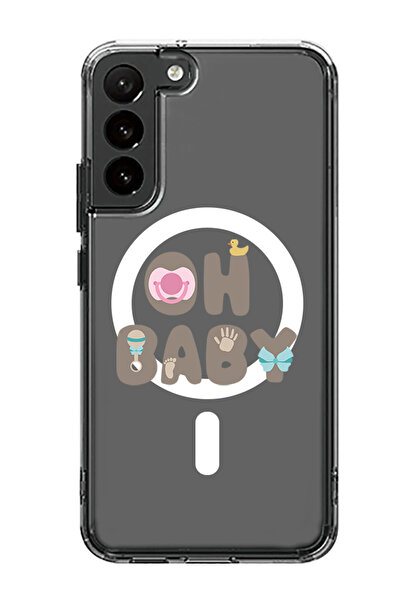 Theodor غلاف لهاتف Samsung Galaxy S23 Plus مقاس 6.6 بوصة متوافق مع MagSafe، جراب مقاوم للصدمات، يا حبيبي