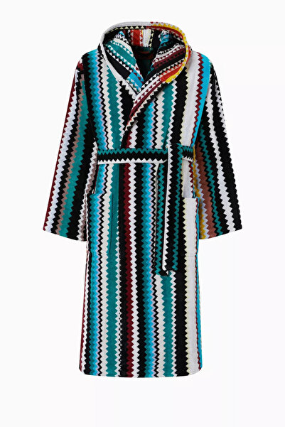 Missoni Home Curt Kapşonlu Havlu Bornoz, Yumuşak & Spa Hissi