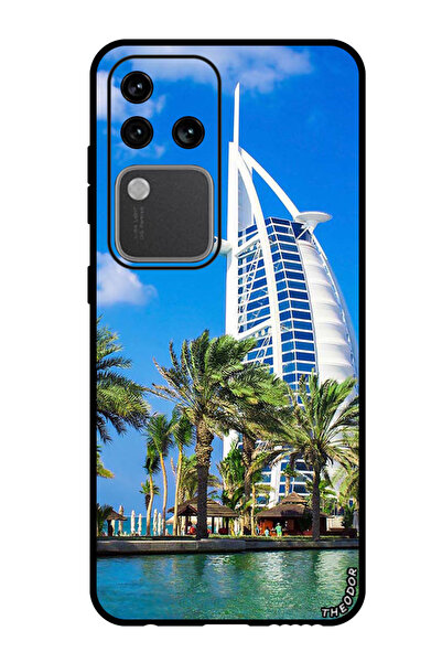 Theodor جراب واقٍ مضاد للخدش والصدمات لهاتف Vivo S18 Pro برج دبي